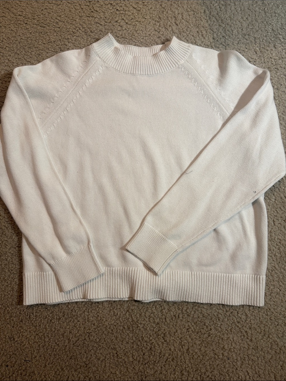 Quince Women’s Cream Crewneck Sweater